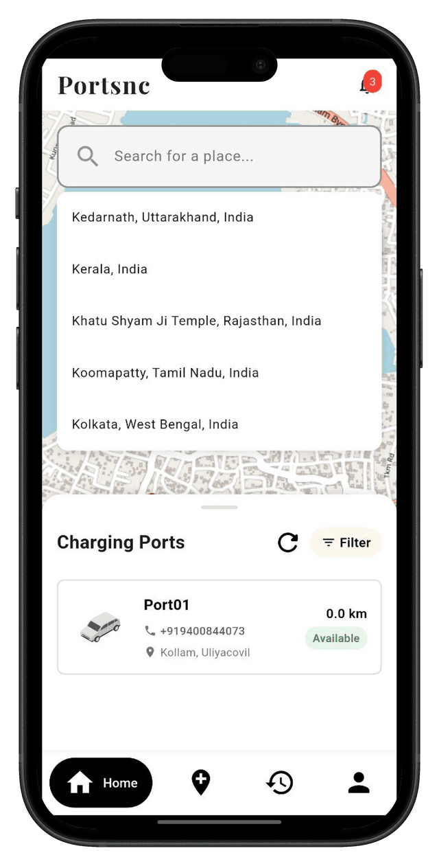 Portsnc Mobile App Map
